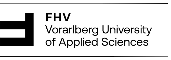 FH Vorarlberg Logo — Referenzkunde von O PLUS e.U.